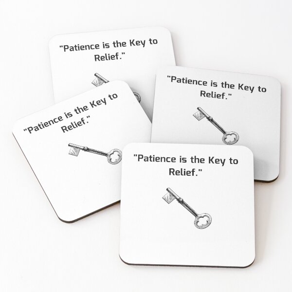 Item preview, Patience Is The Key To Relief Arabic Wisdom Quote designed and sold by eihabo.