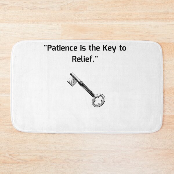 Item preview, Patience Is The Key To Relief Arabic Wisdom Quote designed and sold by eihabo.