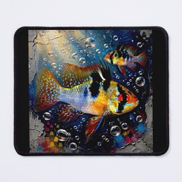 Item preview, Mikrogeophagus Ramirezi fish: Graffiti and Post-Expressionism #1 designed and sold by Helios Be. Lavsh.
