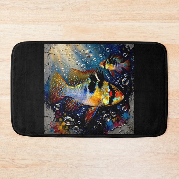 Item preview, Mikrogeophagus Ramirezi fish: Graffiti and Post-Expressionism #1 designed and sold by Helios Be. Lavsh.