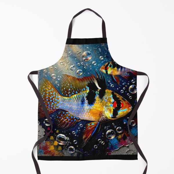 Item preview, Mikrogeophagus Ramirezi fish: Graffiti and Post-Expressionism #1 designed and sold by Helios Be. Lavsh.