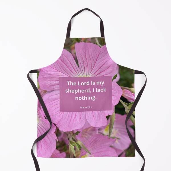 Item preview, Psalm 23 pink flower background designed and sold by happytraveller1.