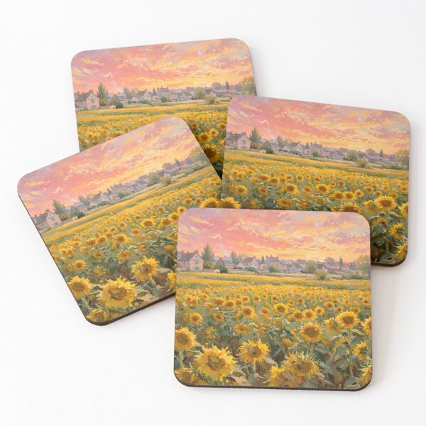 Item preview, Impressionist Sunflowers Field designed and sold by Late Theory.