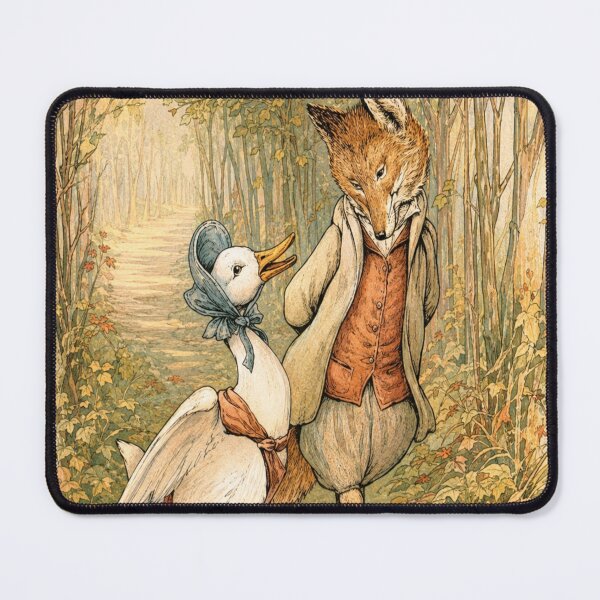 Item preview, Beatrix Potter Print Vintage Storybook Jemima Puddleduck & the Fox Nursery Wall Art for Children's Room designed and sold by RickE.