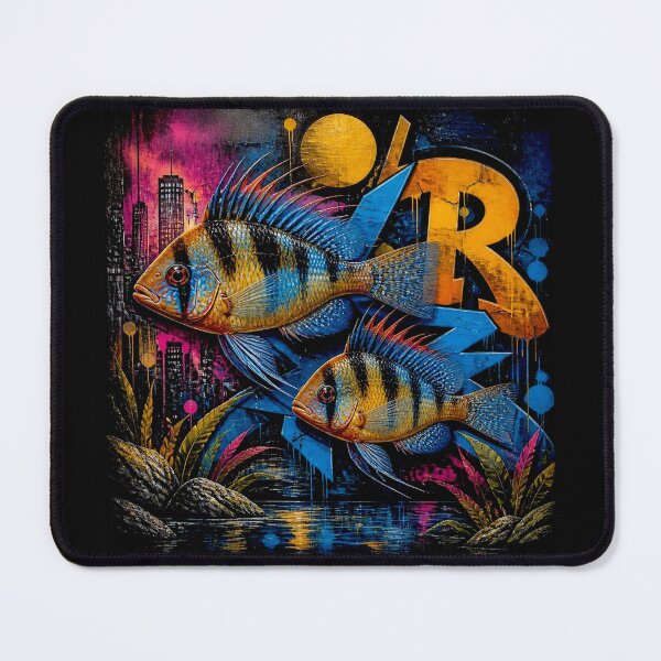 Item preview, Mikrogeophagus Ramirezi fish: Graffiti and Post-Expressionism #2 designed and sold by Helios Be. Lavsh.