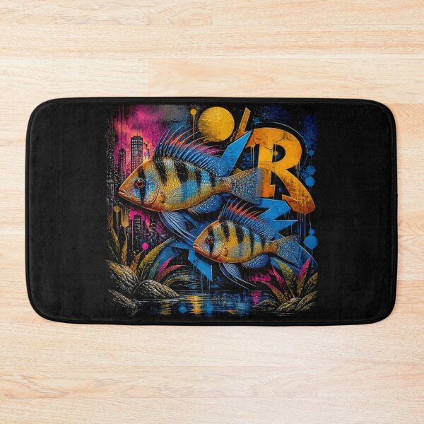 Item preview, Mikrogeophagus Ramirezi fish: Graffiti and Post-Expressionism #2 designed and sold by Helios Be. Lavsh.