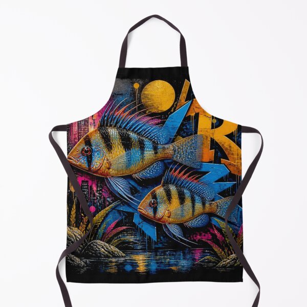 Item preview, Mikrogeophagus Ramirezi fish: Graffiti and Post-Expressionism #2 designed and sold by Helios Be. Lavsh.