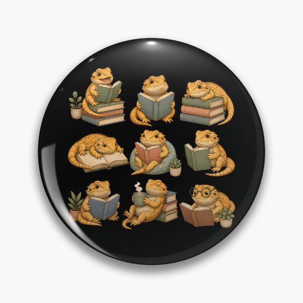 Item preview, Bearded Dragons Reading Books designed and sold by CelidaBonde.