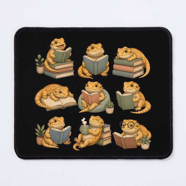 Item preview, Bearded Dragons Reading Books designed and sold by CelidaBonde.