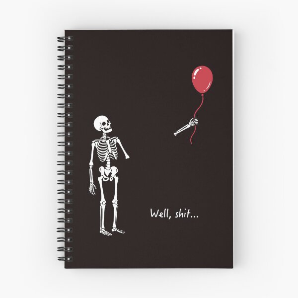 Item preview, Funny Skeleton Lost Balloon Well Shit Gothic Halloween Vintage designed and sold by ChuyenSuperx.