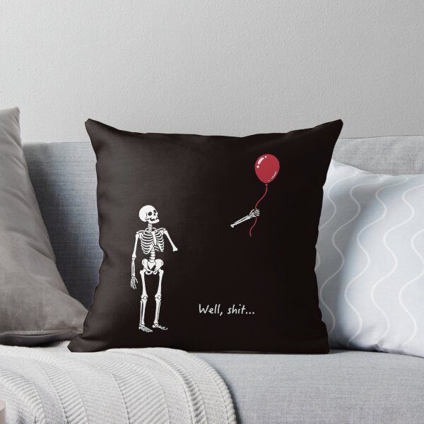 Item preview, Funny Skeleton Lost Balloon Well Shit Gothic Halloween Vintage designed and sold by ChuyenSuperx.