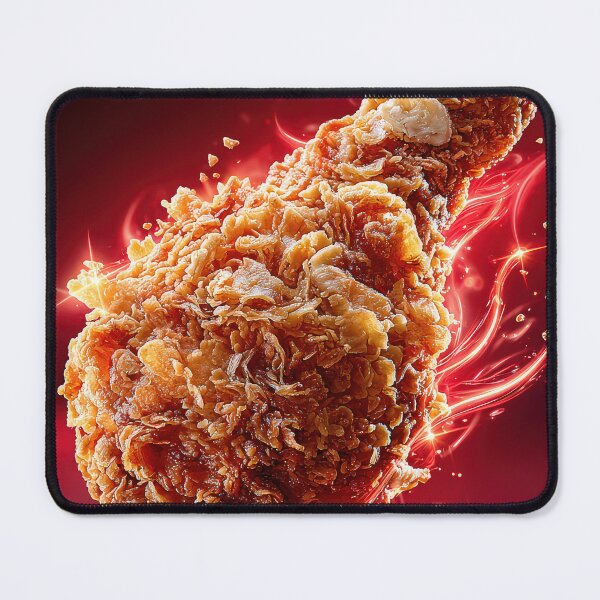 Item preview, Golden Crispy Fried Chicken Drumstick | Crunchy Food Art | Crispy Comfort Food Illustration designed and sold by Grafititee.