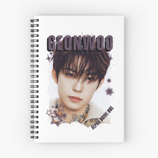 Item preview, ALPHA DRIVE ONEe (ALD1) Geonwoo Global KPOP Boy Group Black and White Collage Digital Art Portrait designed and sold by AJUNICE STUDIO.