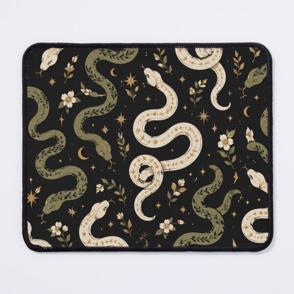 Item preview, Celestial Botanical Snake Seamless Pattern designed and sold by MoodSupplyStudio.