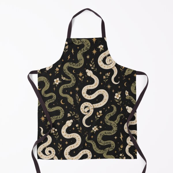 Item preview, Celestial Botanical Snake Seamless Pattern designed and sold by MoodSupplyStudio.