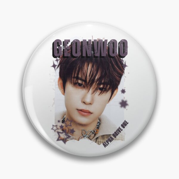Item preview, ALPHA DRIVE ONEe (ALD1) Geonwoo Global KPOP Boy Group Black and White Collage Digital Art Portrait designed and sold by AJUNICE STUDIO.