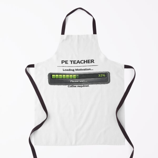 Item preview, PE Teacher Loading Motivation Funny Gym Teacher T-Shirt Stickers designed and sold by Sunday.Supply.