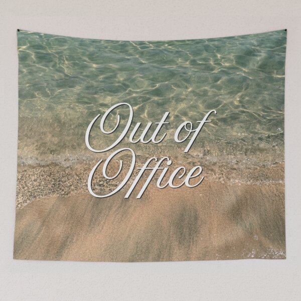 Item preview, Out of Office | Ocean Waves designed and sold by DiscoDigitals.