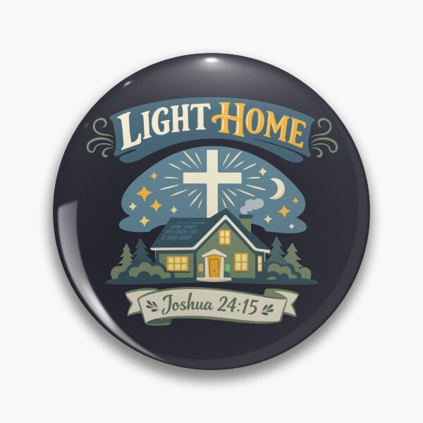 Item preview, Light Home Christian Family – Joshua 24:15 Bible Verse designed and sold by stylishdzign.