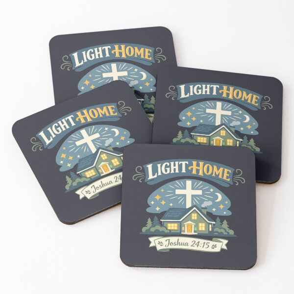 Item preview, Light Home Christian Family – Joshua 24:15 Bible Verse designed and sold by stylishdzign.