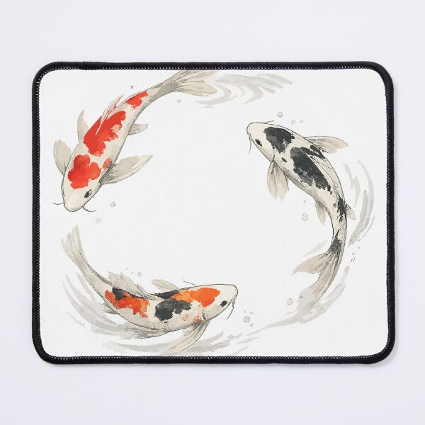 Item preview, Koi Harmony / Japanese Minimalism Collection designed and sold by ValentynaTyshenkoArt.