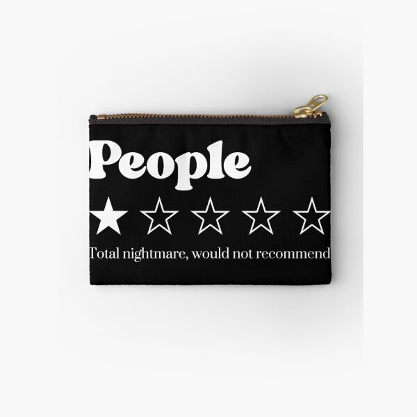 Item preview, Funny People One Star Review, Sarcastic Introvert Humor designed and sold by Quiajia.