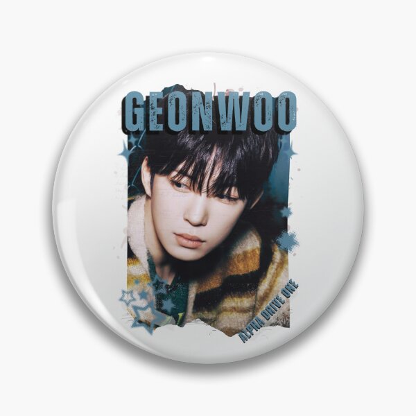 Item preview, ALPHA DRIVE ONEe (ALD1) Geonwoo Global KPOP Boy Group Black and White Collage Digital Art Portrait designed and sold by AJUNICE STUDIO.