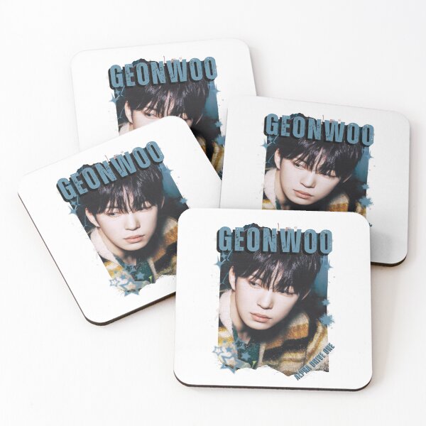 Item preview, ALPHA DRIVE ONEe (ALD1) Geonwoo Global KPOP Boy Group Black and White Collage Digital Art Portrait designed and sold by AJUNICE STUDIO.
