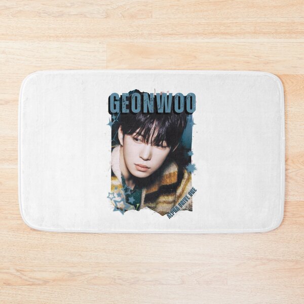 Item preview, ALPHA DRIVE ONEe (ALD1) Geonwoo Global KPOP Boy Group Black and White Collage Digital Art Portrait designed and sold by AJUNICE STUDIO.