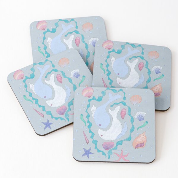 Item preview, Pisces Fish & Seashells, Ocean Hand-Drawn Design designed and sold by Sukilopi.