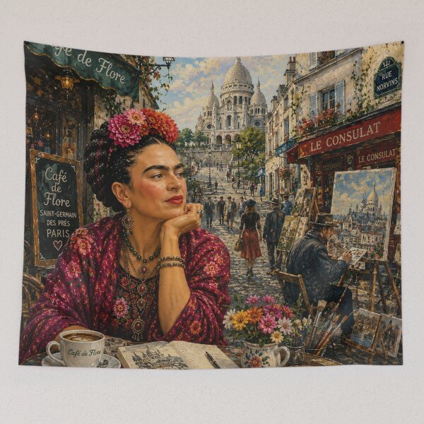 Item preview, Montmartre Frida Kahlo designed and sold by Muycote.