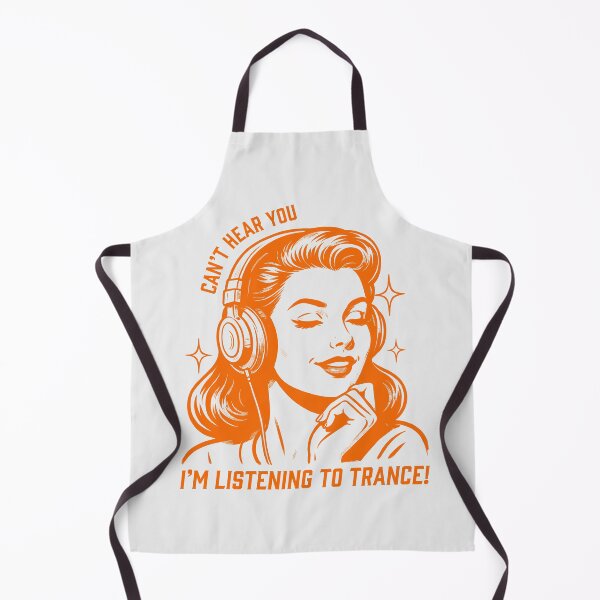 Item preview, Can't Hear You I'm Listening to Trance Vintage Pop Art Design designed and sold by paulo silveira.