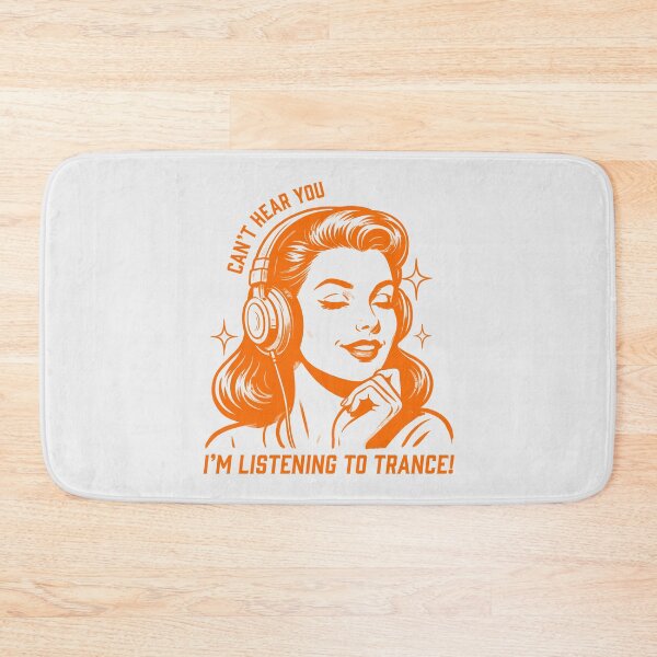Item preview, Can't Hear You I'm Listening to Trance Vintage Pop Art Design designed and sold by paulo silveira.