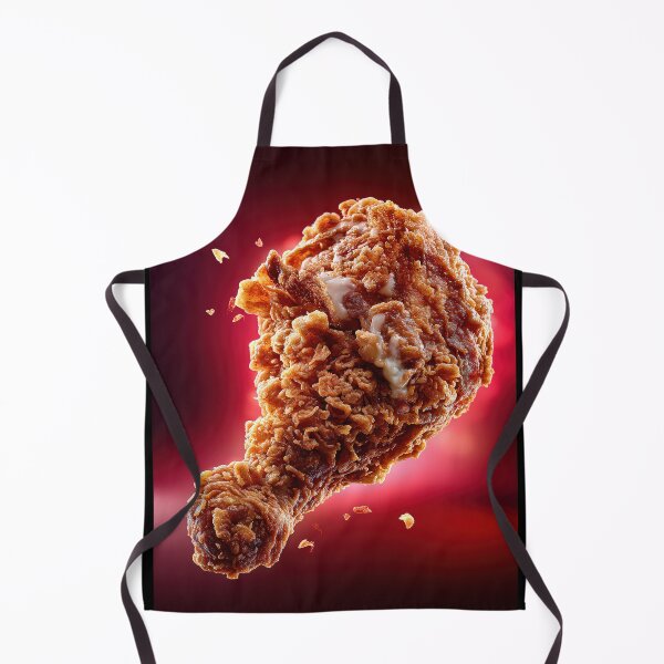 Item preview, Golden Crispy Fried Chicken Drumstick | Crunchy Food Art | Crispy Comfort Food Illustration designed and sold by Grafititee.