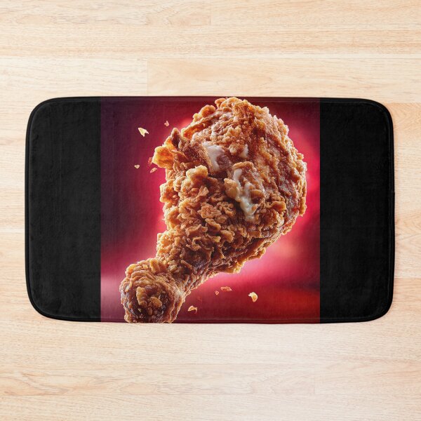 Item preview, Golden Crispy Fried Chicken Drumstick | Crunchy Food Art | Crispy Comfort Food Illustration designed and sold by Grafititee.