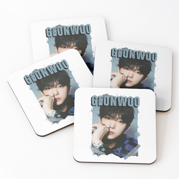 Item preview, ALPHA DRIVE ONEe (ALD1) Geonwoo Global KPOP Boy Group Black and White Collage Digital Art Portrait designed and sold by AJUNICE STUDIO.