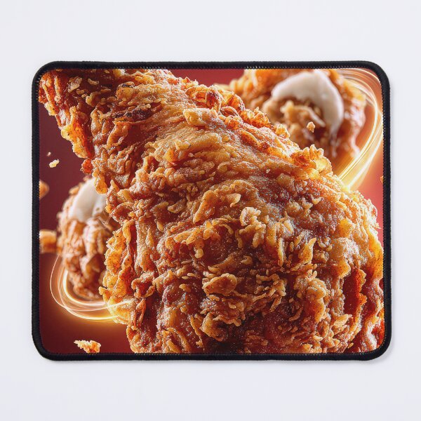 Item preview, Golden Crispy Fried Chicken Drumstick | Crunchy Food Art | Crispy Comfort Food Illustration designed and sold by Grafititee.