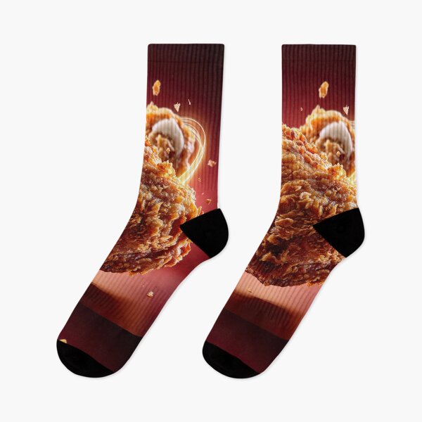 Item preview, Golden Crispy Fried Chicken Drumstick | Crunchy Food Art | Crispy Comfort Food Illustration designed and sold by Grafititee.
