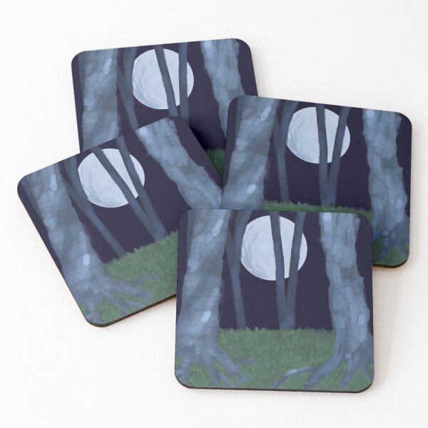 Item preview, The Enchanted Forest at Night designed and sold by Solanales.