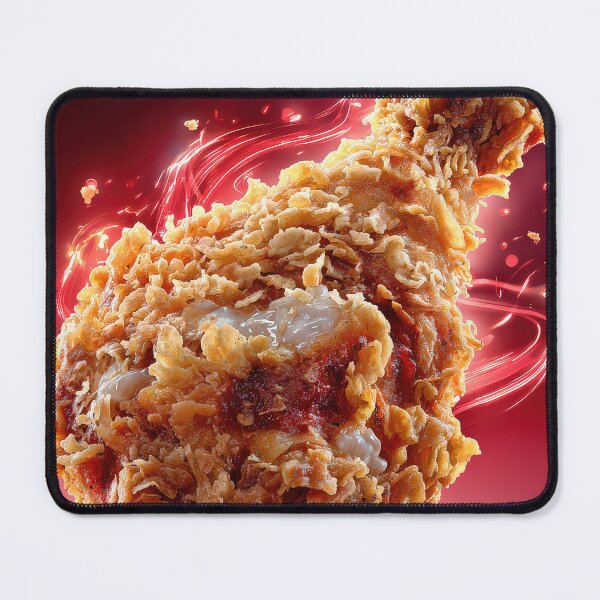 Item preview, Golden Crispy Fried Chicken Drumstick | Crunchy Food Art | Crispy Comfort Food Illustration designed and sold by Grafititee.