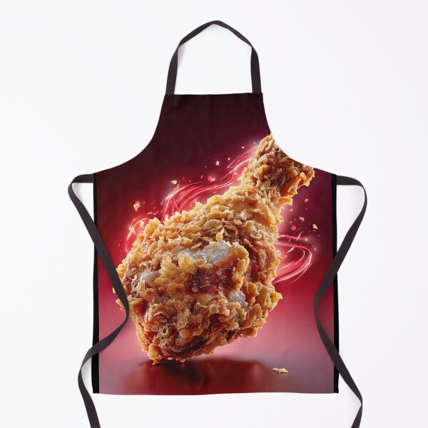 Item preview, Golden Crispy Fried Chicken Drumstick | Crunchy Food Art | Crispy Comfort Food Illustration designed and sold by Grafititee.