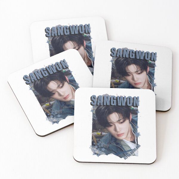 Item preview, ALPHA DRIVE ONEe (ALD1) Sangwon Global KPOP Boy Group Black and White Collage Digital Art Portrait designed and sold by AJUNICE STUDIO.