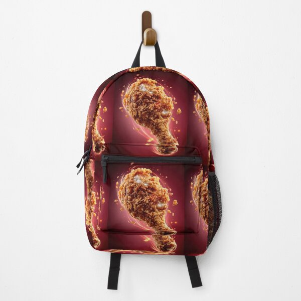 Item preview, Golden Crispy Fried Chicken Drumstick | Crunchy Food Art | Crispy Comfort Food Illustration designed and sold by Grafititee.