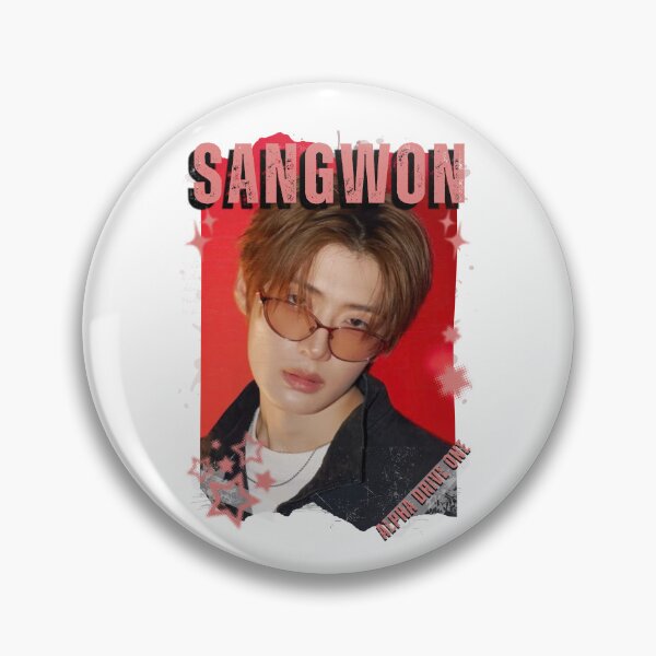 Item preview, ALPHA DRIVE ONEe (ALD1) Sangwon Global KPOP Boy Group Black and White Collage Digital Art Portrait designed and sold by AJUNICE STUDIO.