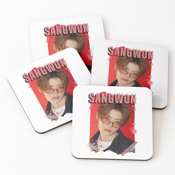 Item preview, ALPHA DRIVE ONEe (ALD1) Sangwon Global KPOP Boy Group Black and White Collage Digital Art Portrait designed and sold by AJUNICE STUDIO.