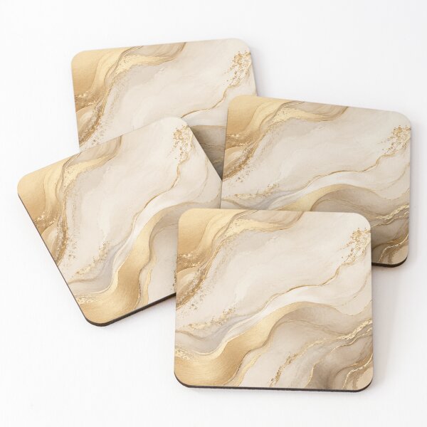 Item preview, Champagne Gold Abstract Luxury Laptop Sleeve | Elegant Neutral Marble  designed and sold by Nara8.