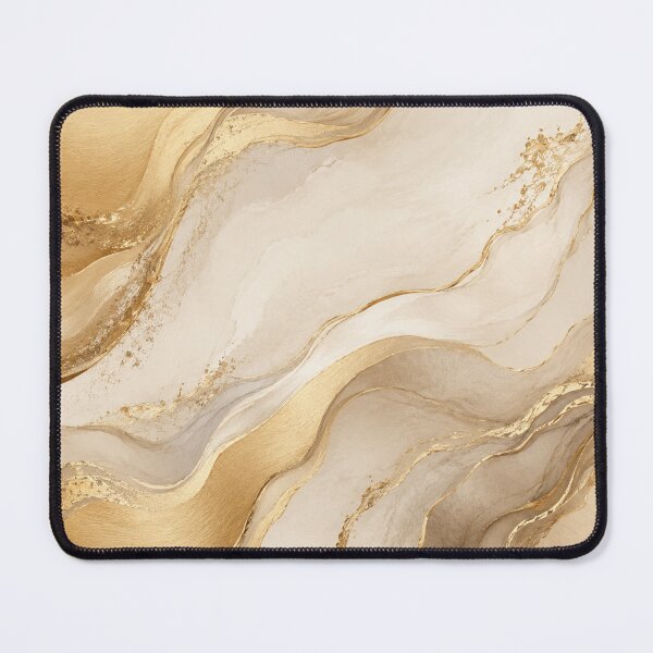 Item preview, Champagne Gold Abstract Luxury Laptop Sleeve | Elegant Neutral Marble designed and sold by Nara8.