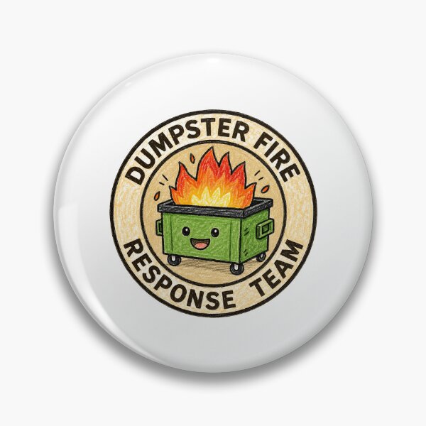 Item preview, Dumpster Fire Response Team Funny Chaos Humor Workplace Stress Gag Gift designed and sold by HumansStuck12.