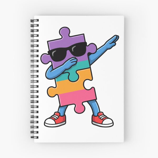 Item preview, Dabbing Puzzle Piece Cool Kid designed and sold by WearTheVibe Store.