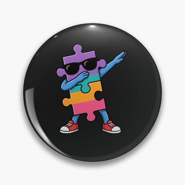 Item preview, Dabbing Puzzle Piece Cool Kid designed and sold by WearTheVibe Store.